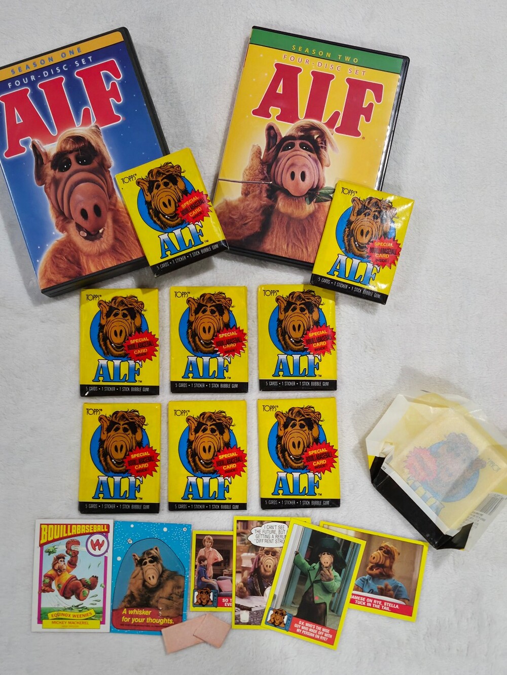 1987 Vintage ALF Trading Card Packs - $15 FOR 2 SEALED PACKS - Topps Wax Packs